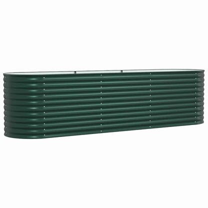 Vyvýšený Záhon Zelená 320 X 80 X 81 Cm Ocel