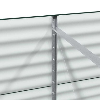 Vyvýšený Záhon Zelená 240 X 80 X 81 Cm Ocel