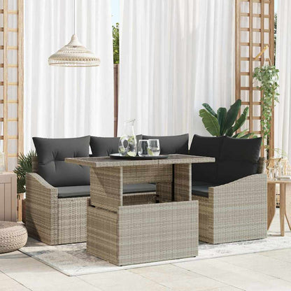 Sada Zahradních Pohovek 5 Ks Polyratan