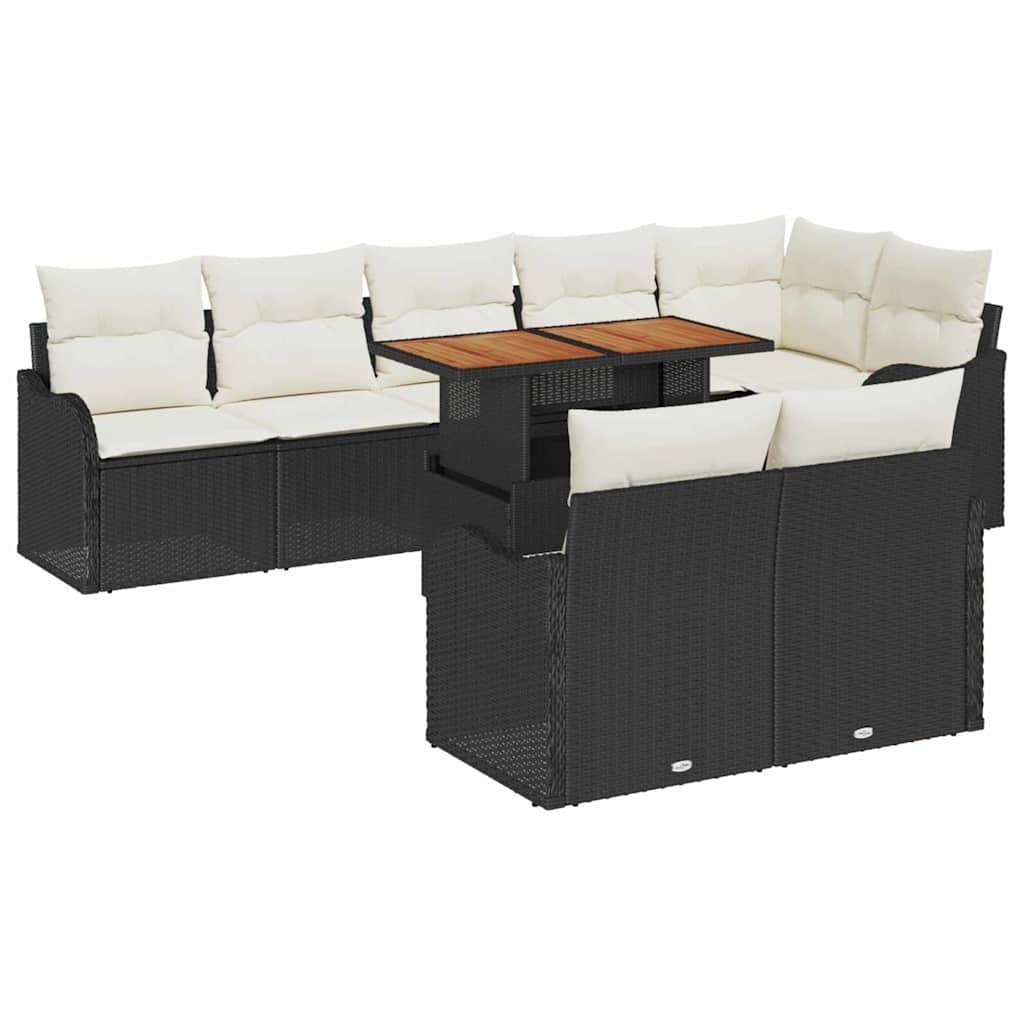 Sada Zahradních Pohovek 9 Ks 8-Počet Míst