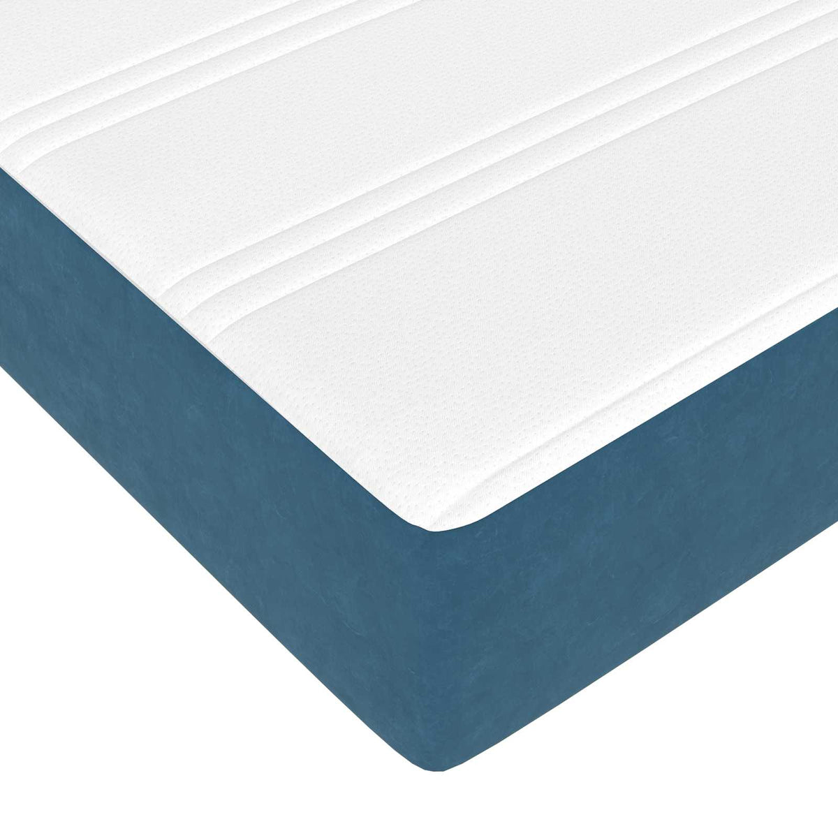 Rám Postele Tmavě Modrá Textil
