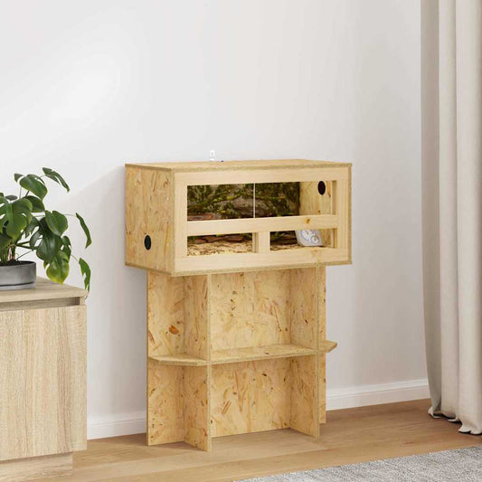 Terárium Hnědá 60 X 30 X 80 Cm Osb