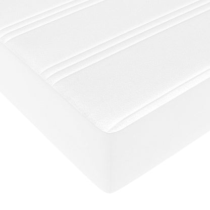 Rám Postele S Matrací Jiný 2 Ks Bílá Pvc