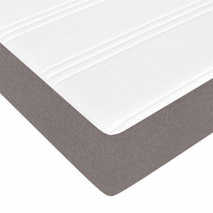 Rám Postele S Matrací 2 Pcs Taupe Textil