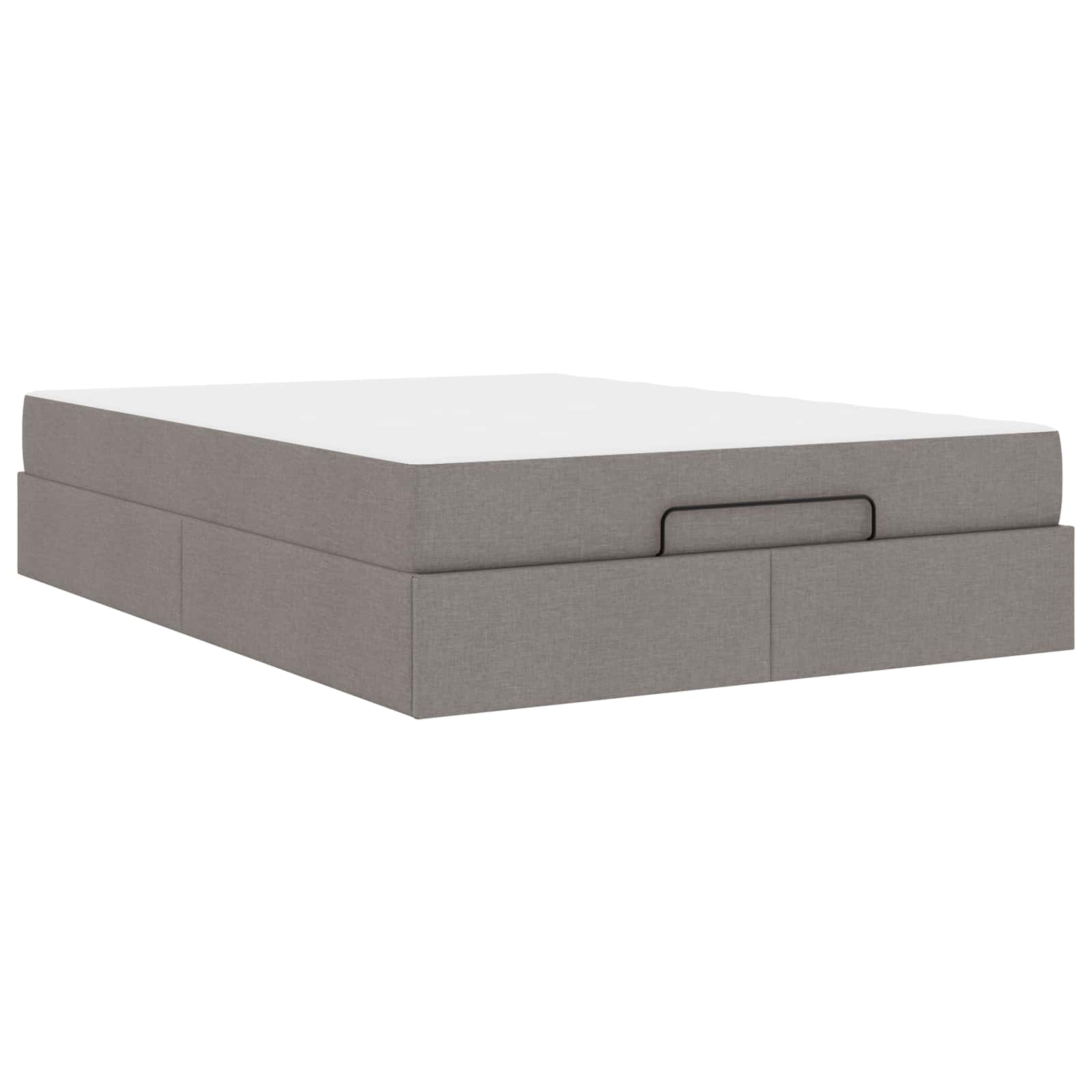 Rám Postele S Matrací 2 Pcs Taupe Textil
