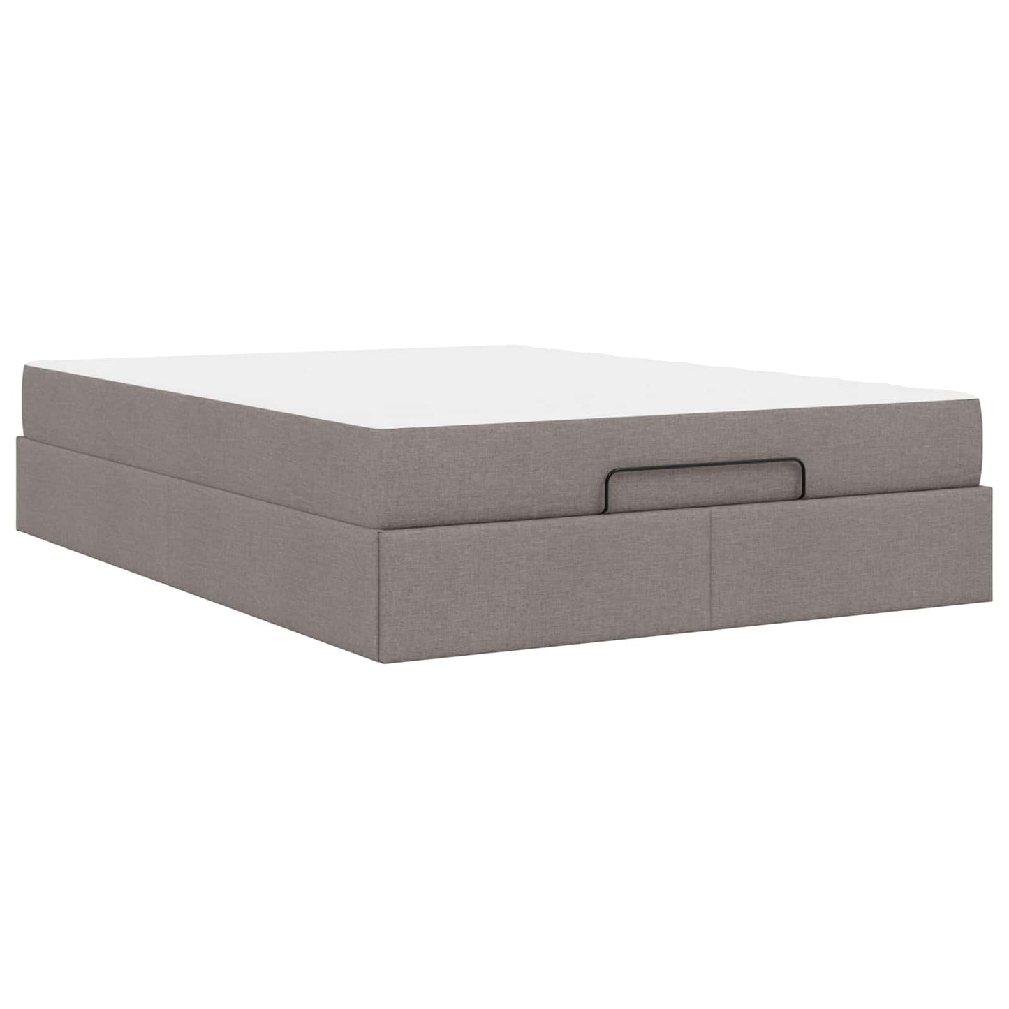 Rám Postele S Matrací 2 Pcs Taupe Textil