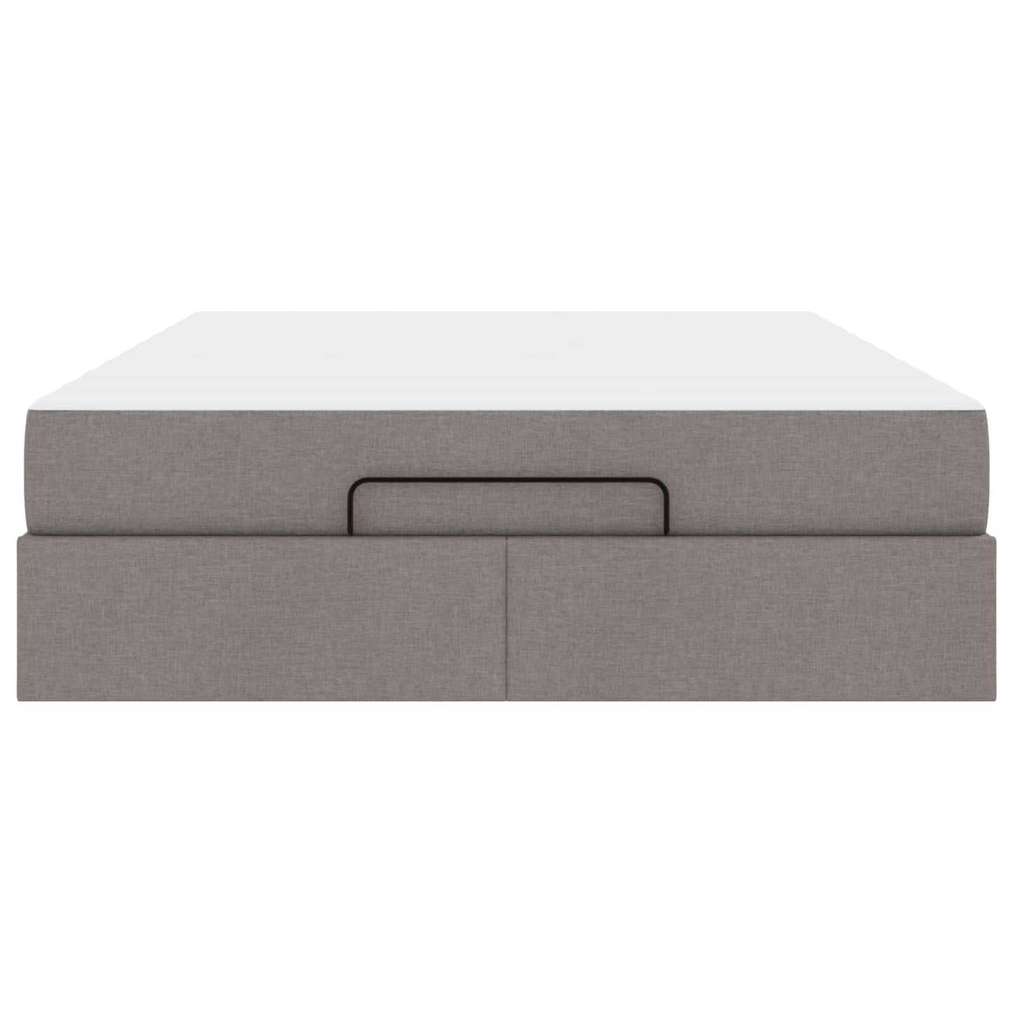Rám Postele S Matrací 2 Pcs Taupe Textil