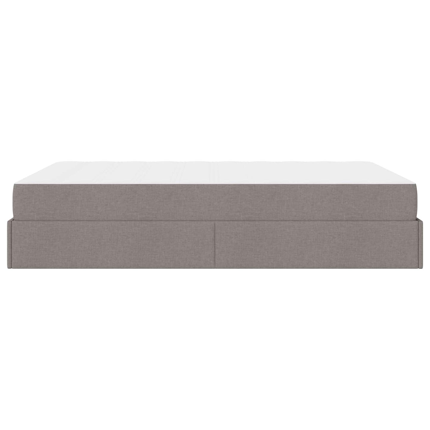 Rám Postele S Matrací 2 Pcs Taupe Textil