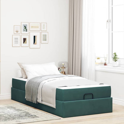 Rám Postele S Matrací 2 Ks Samet