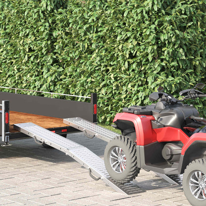 Skládací Rampy 200 Kg Na Rampu 2 Ks Stříbrná 200 Kg Na Kus