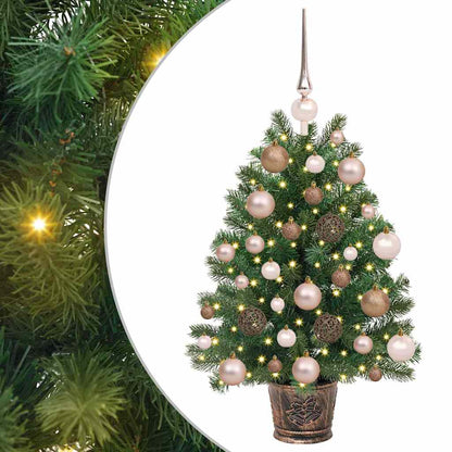 Umělý Vánoční Stromeček S 150 Led Diodami Zelená 75 Cm Pe A Pvc