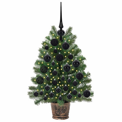 Umělý Vánoční Stromeček S 150 Led Diodami Zelená 75 Cm Pe A Pvc
