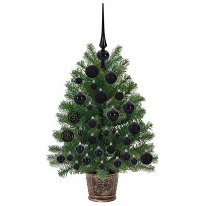 Umělý Vánoční Stromeček S 150 Led Diodami Zelená 75 Cm Pe A Pvc