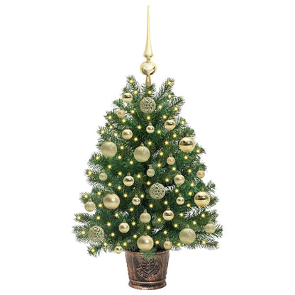 Umělý Vánoční Stromeček S 150 Led Diodami Zelená 75 Cm Pe A Pvc