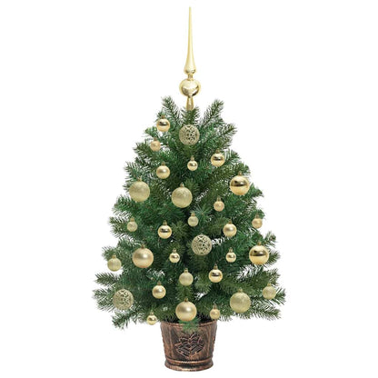 Umělý Vánoční Stromeček S 150 Led Diodami Zelená 75 Cm Pe A Pvc