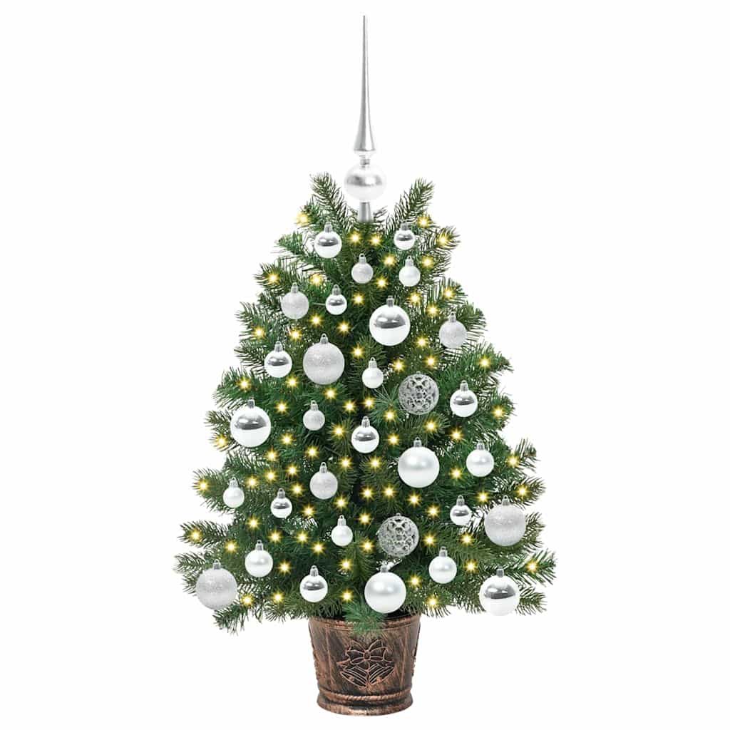 Umělý Vánoční Stromeček S 150 Led Diodami Zelená 75 Cm Pe A Pvc