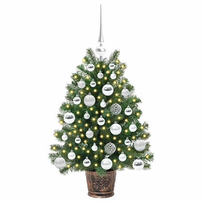 Umělý Vánoční Stromeček S 150 Led Diodami Zelená 75 Cm Pe A Pvc