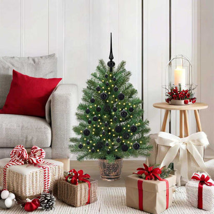 Umělý Vánoční Stromeček S 150 Led Diodami Zelená 95 Cm Pe A Pvc