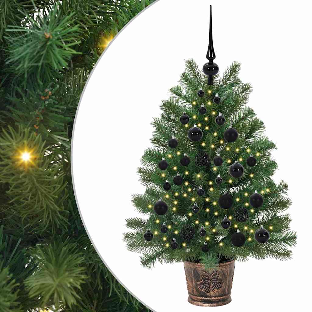Umělý Vánoční Stromeček S 150 Led Diodami Zelená 95 Cm Pe A Pvc