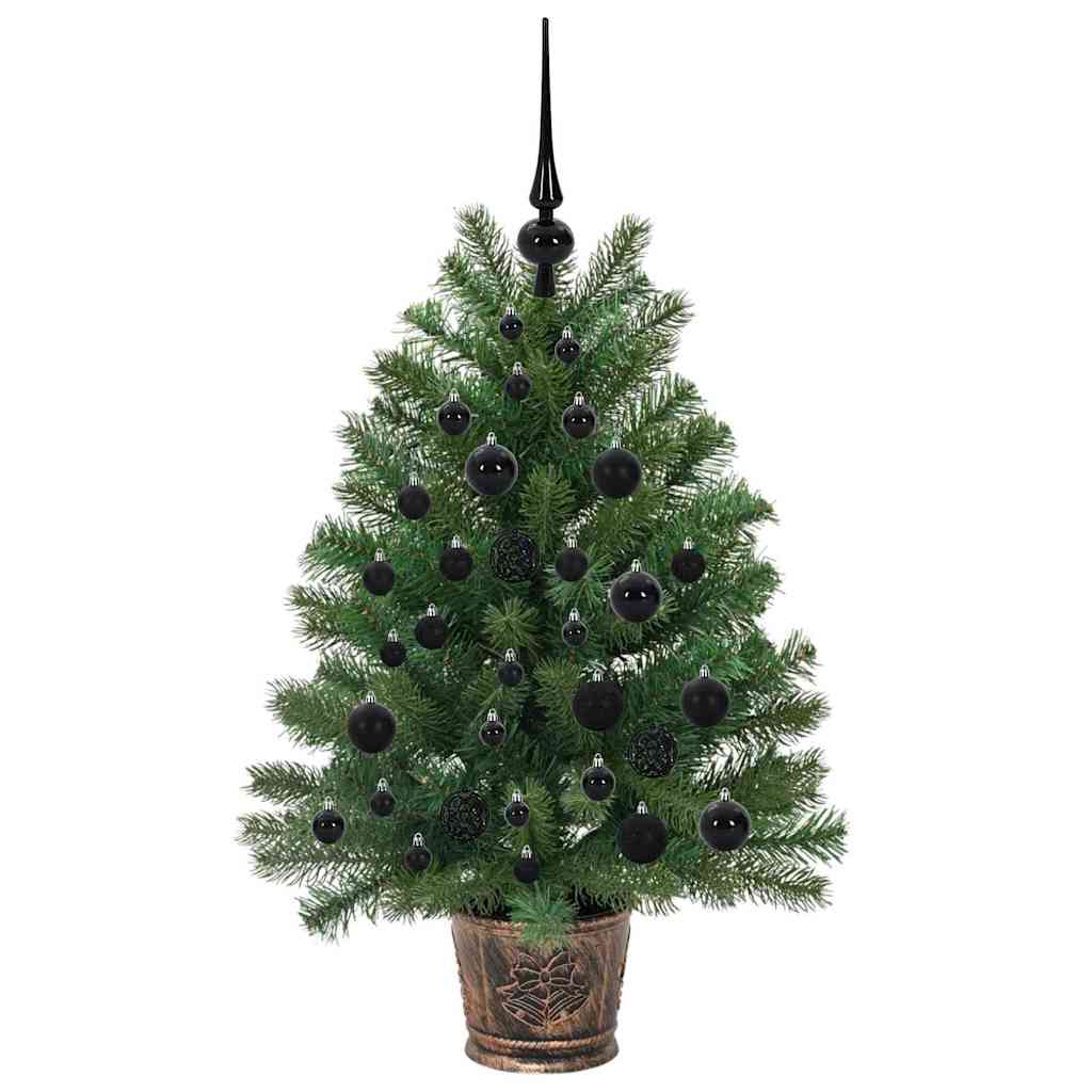 Umělý Vánoční Stromeček S 150 Led Diodami Zelená 95 Cm Pe A Pvc