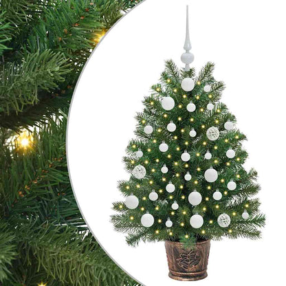 Umělý Vánoční Stromeček S 150 Led Diodami Zelená 95 Cm Pe A Pvc