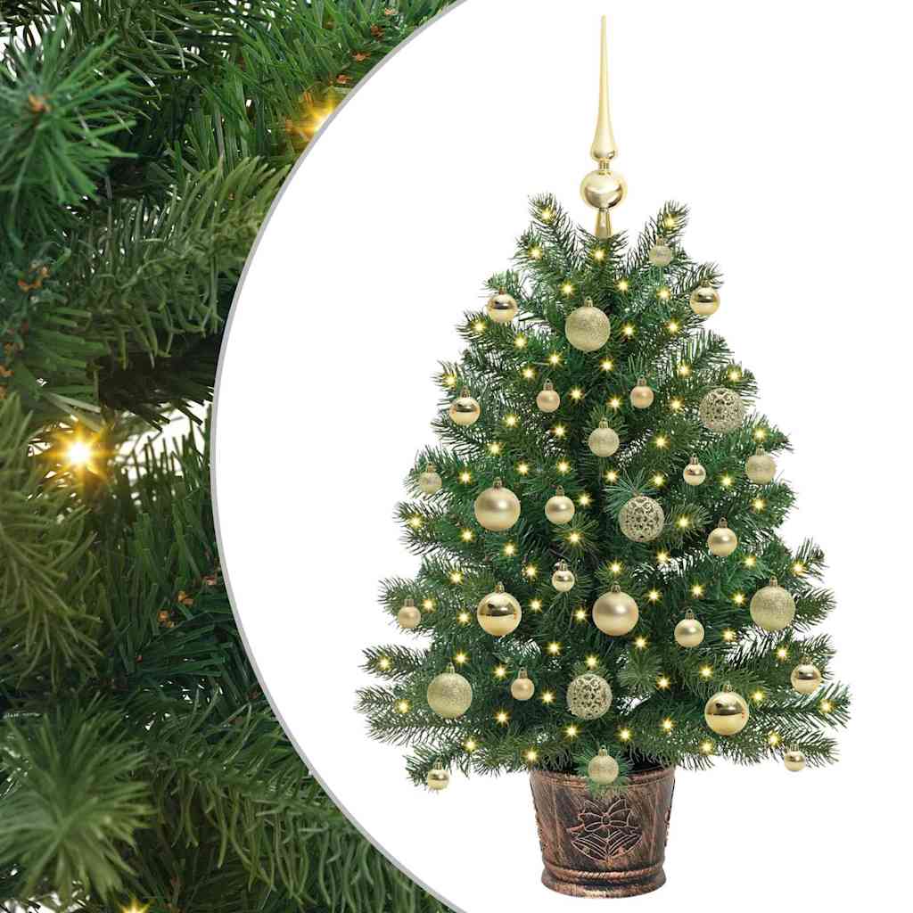 Umělý Vánoční Stromeček S 150 Led Diodami Zelená 95 Cm Pe A Pvc