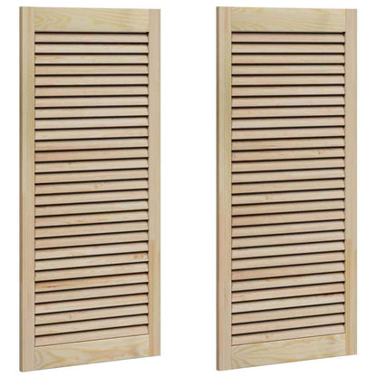 Skříňové Dveře Se Dveřmi 2 Ks Přírodní 49,5 X 2,1 X 110 Cm