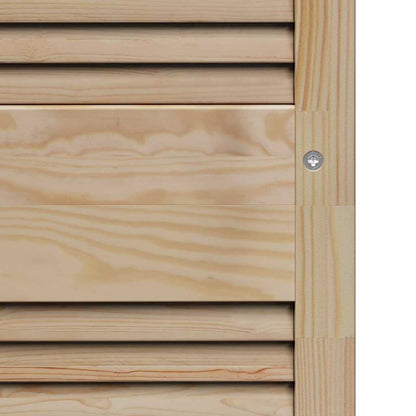 Skříňové Dveře Se Dveřmi 2 Ks Přírodní 140,5 X 2,1 X 39,5 Cm