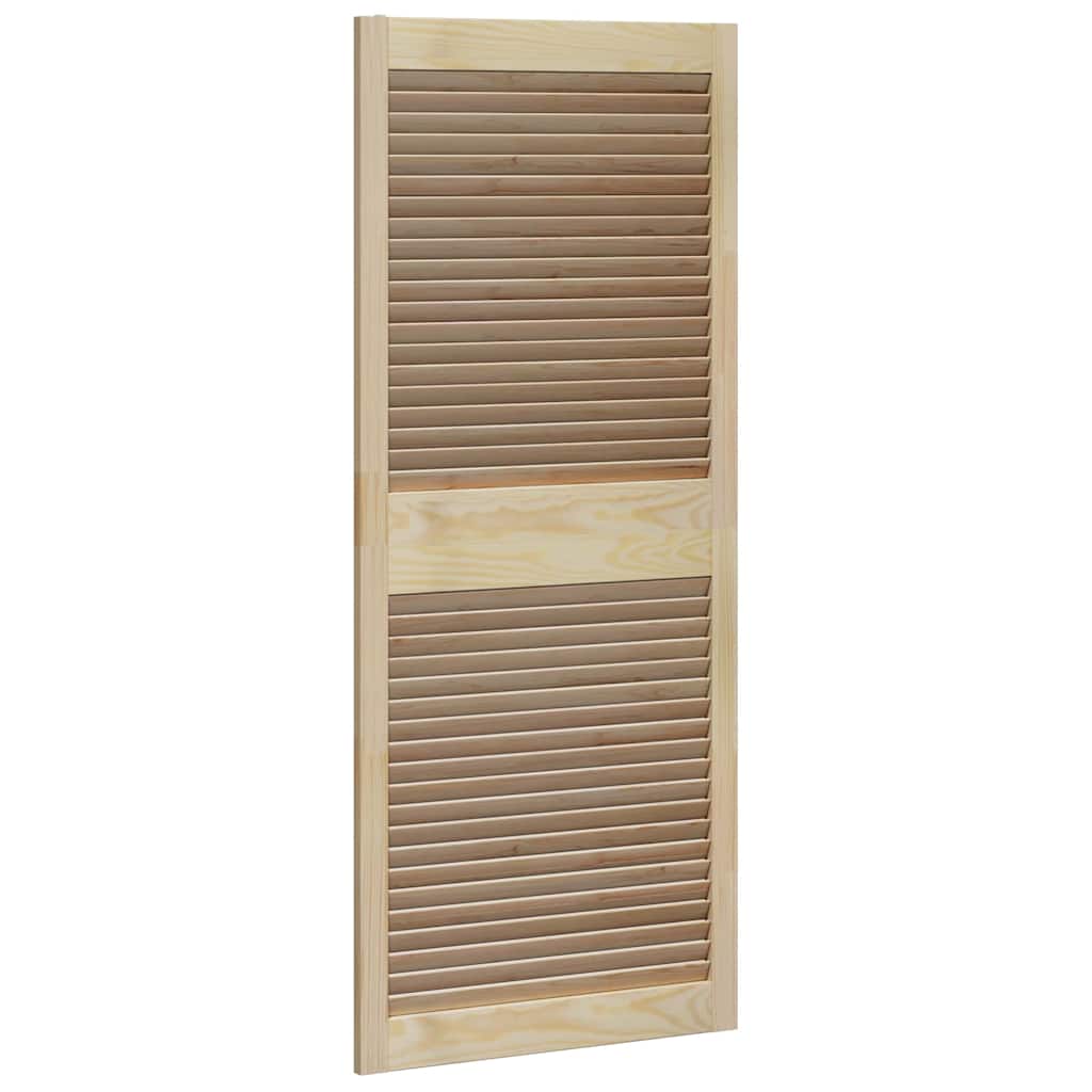 Skříňové Dveře Se Dveřmi 2 Ks Přírodní 140,5 X 2,1 X 59,5 Cm