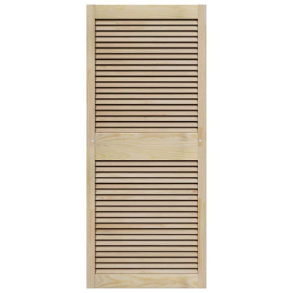 Skříňové Dveře Se Dveřmi 2 Ks Přírodní 140,5 X 2,1 X 59,5 Cm