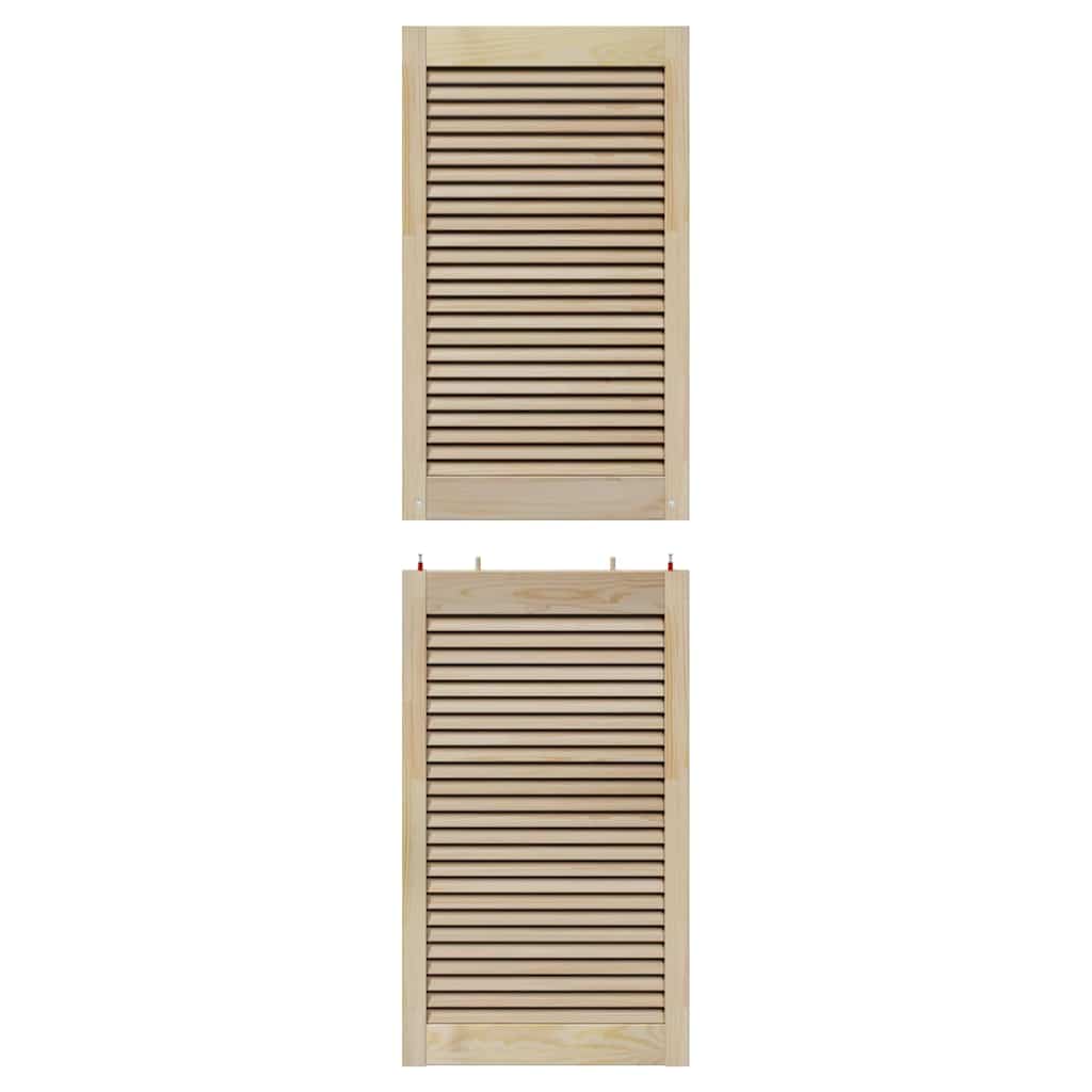 Skříňové Dveře Se Dveřmi 2 Ks Přírodní 170 X 2,1 X 49,5 Cm
