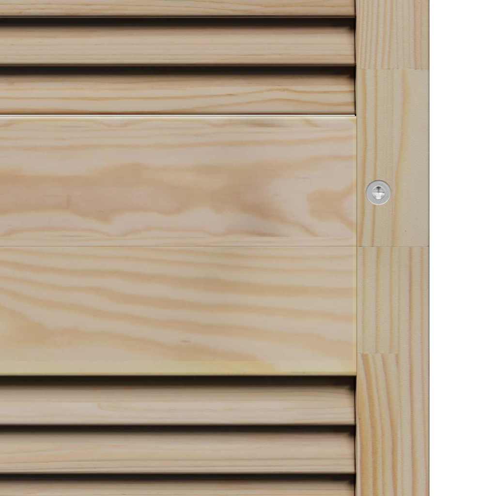 Skříňové Dveře Se Dveřmi 2 Ks Přírodní 170 X 2,1 X 49,5 Cm