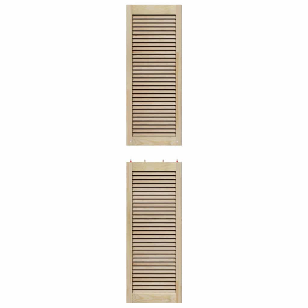 Skříňové Dveře Se Dveřmi 2 Ks Přírodní 201 X 2,1 X 39,5 Cm