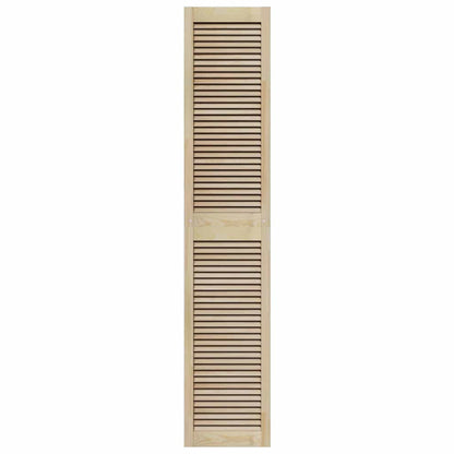 Skříňové Dveře Se Dveřmi 2 Ks Přírodní 201 X 2,1 X 39,5 Cm