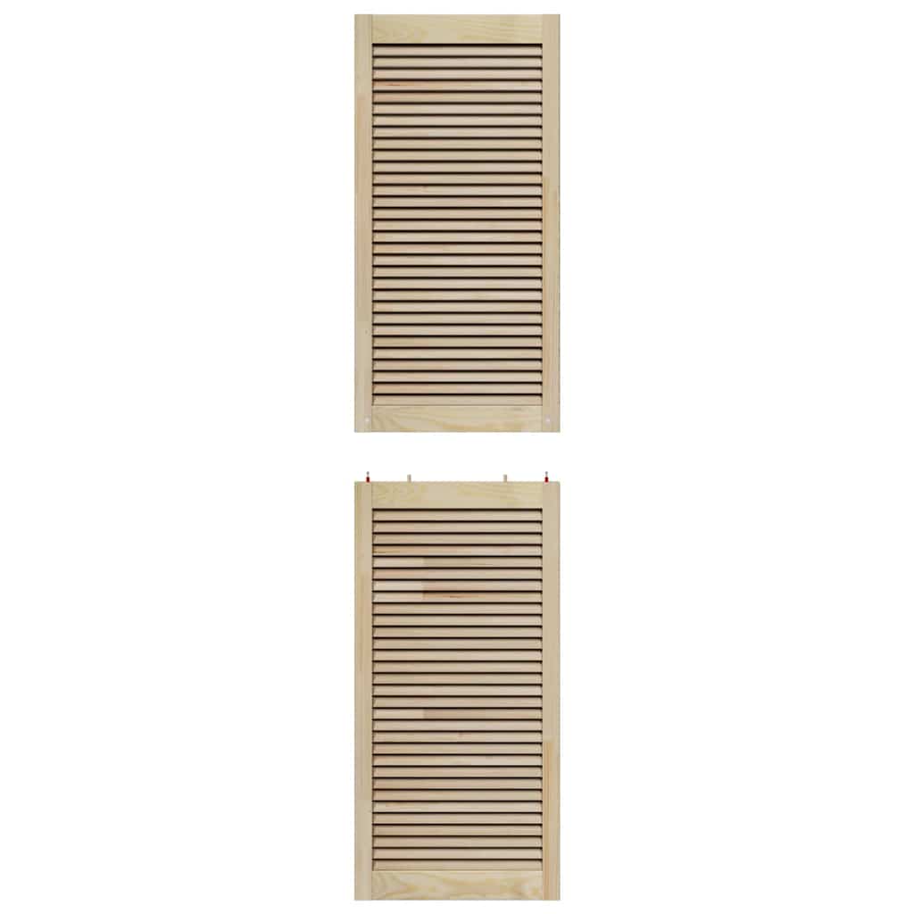 Skříňové Dveře Se Dveřmi 2 Ks Přírodní 201 X 2,1 X 49,5 Cm