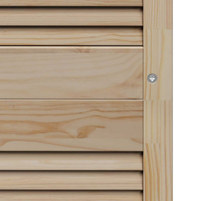 Skříňové Dveře Se Dveřmi 2 Ks Přírodní 201 X 2,1 X 59,5 Cm