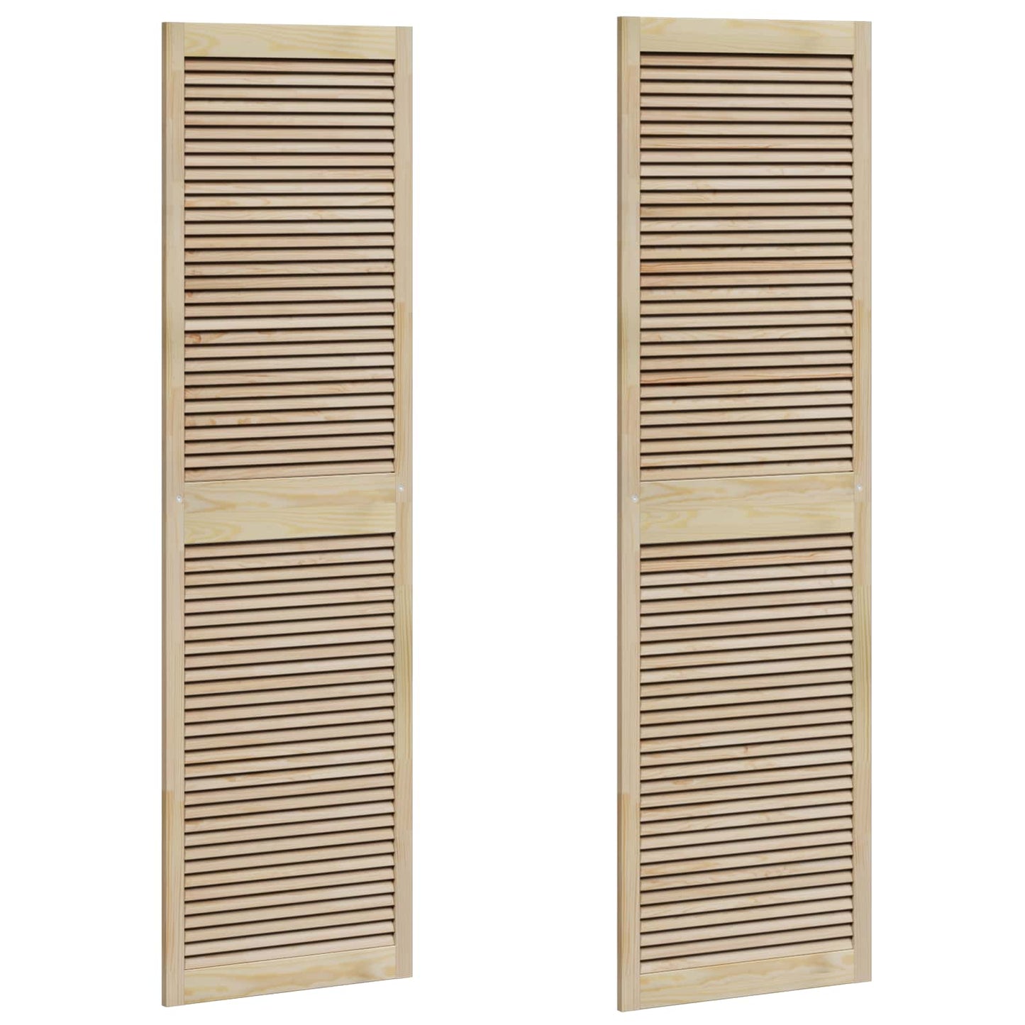 Skříňové Dveře Se Dveřmi 2 Ks Přírodní 201 X 2,1 X 59,5 Cm