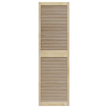 Skříňové Dveře Se Dveřmi 2 Ks Přírodní 201 X 2,1 X 59,5 Cm
