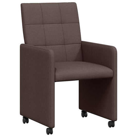 Jídelní Židle Na Kolečkách 2 Ks Textil