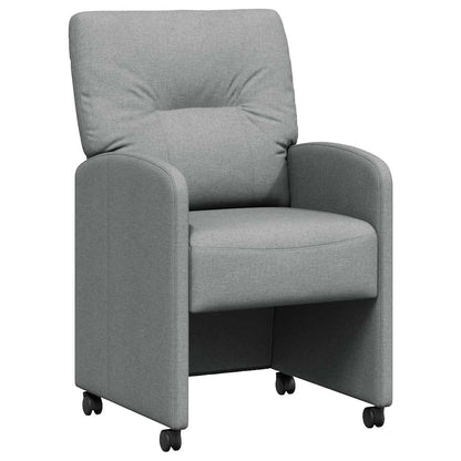 Jídelní Židle Na Kolečkách 2 Ks Textil