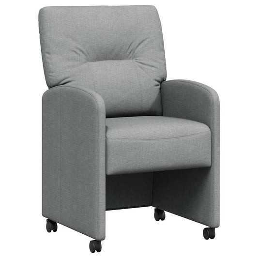 Jídelní Židle Na Kolečkách 2 Ks Textil