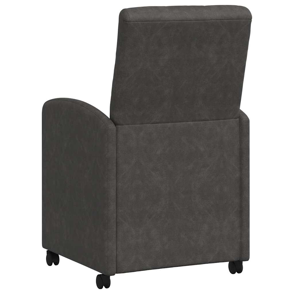 Jídelní Židle Na Kolečkách 2 Ks Umělá Kůže