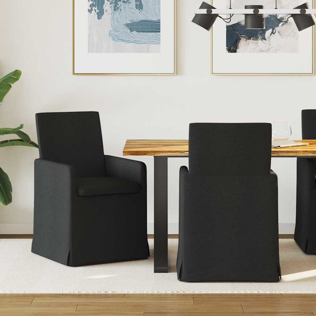 Jídelní Židle 2 Ks Textil 57 X 68 X 94 Cm