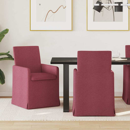 Jídelní Židle 2 Ks Textil 57 X 68 X 94 Cm