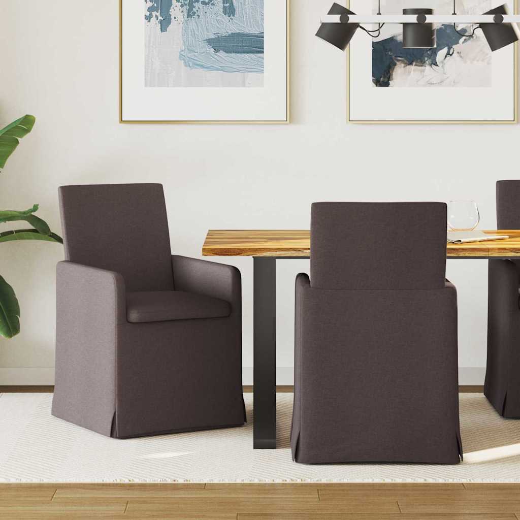 Jídelní Židle 2 Ks Textil 57 X 68 X 94 Cm