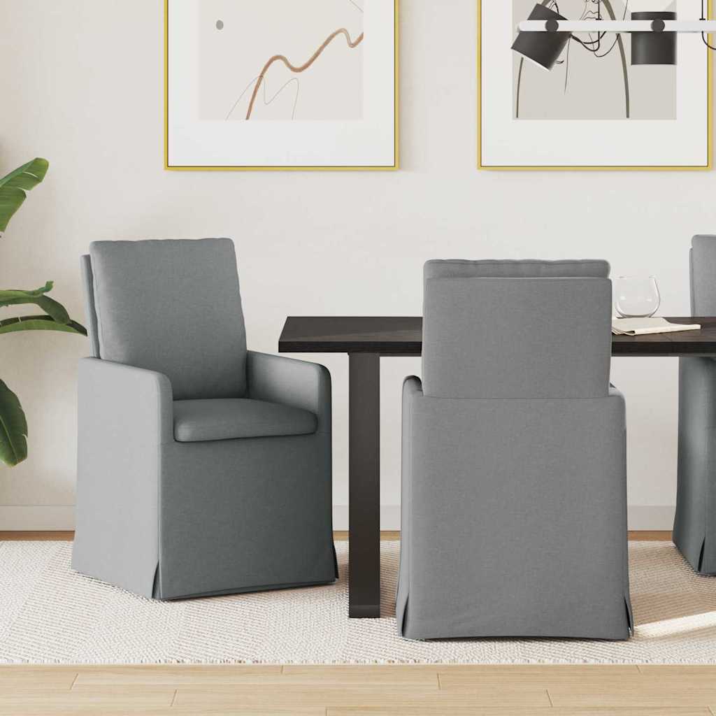 Jídelní Židle 2 Ks Textil 57 X 67 X 98 Cm