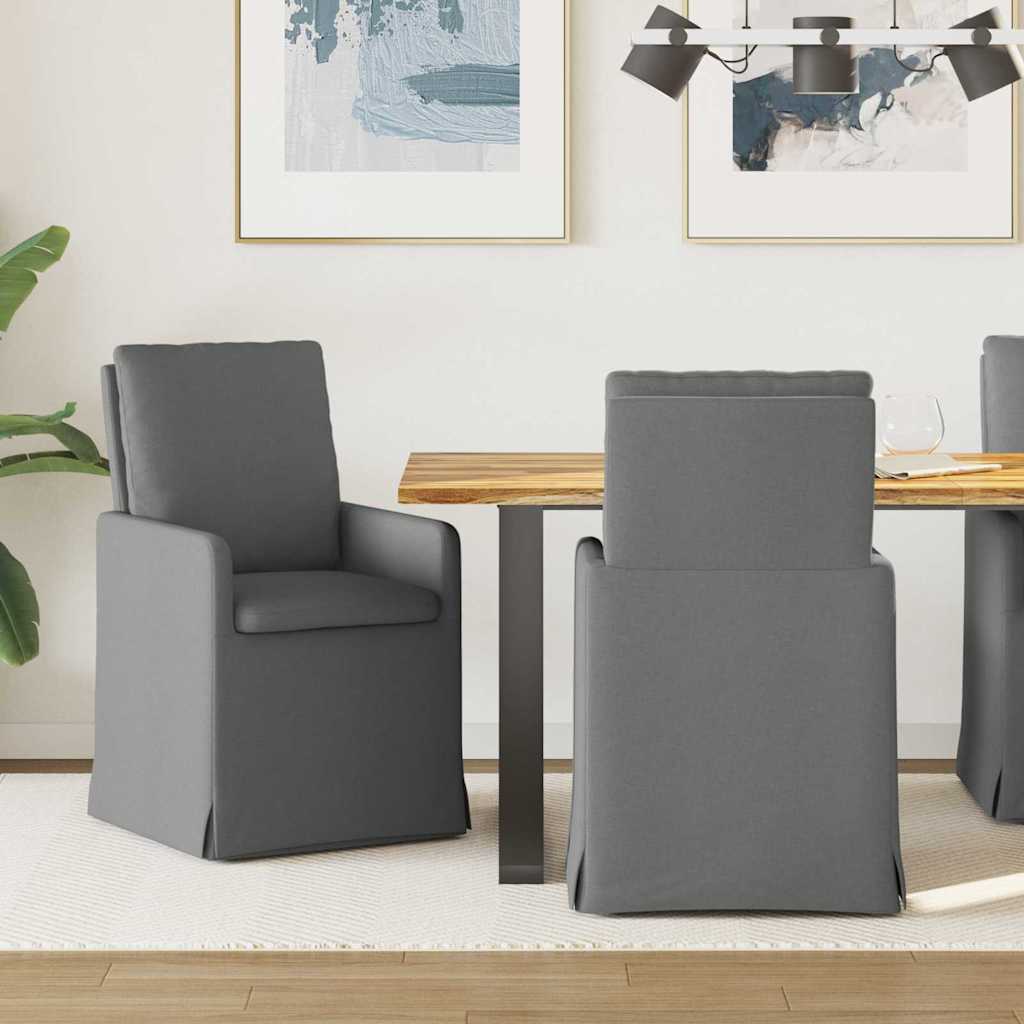 Jídelní Židle 2 Ks Textil 57 X 67 X 98 Cm
