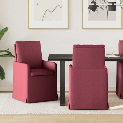 Jídelní Židle 2 Ks Textil 57 X 67 X 98 Cm