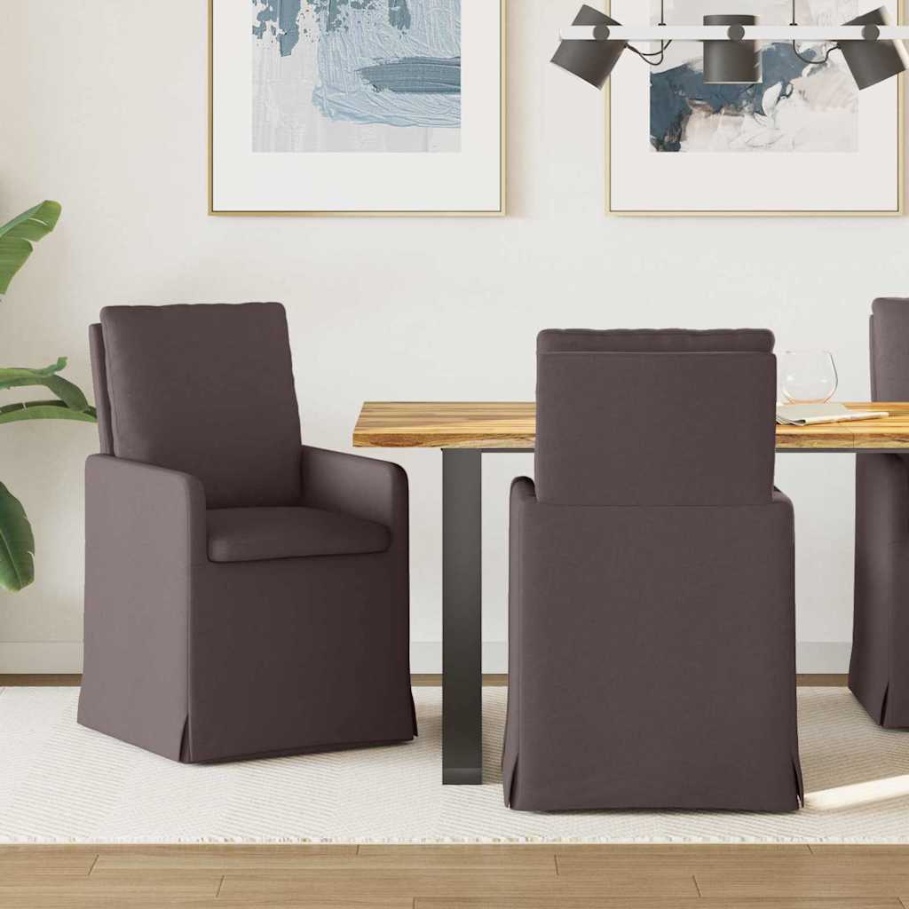 Jídelní Židle 2 Ks Textil 57 X 67 X 98 Cm