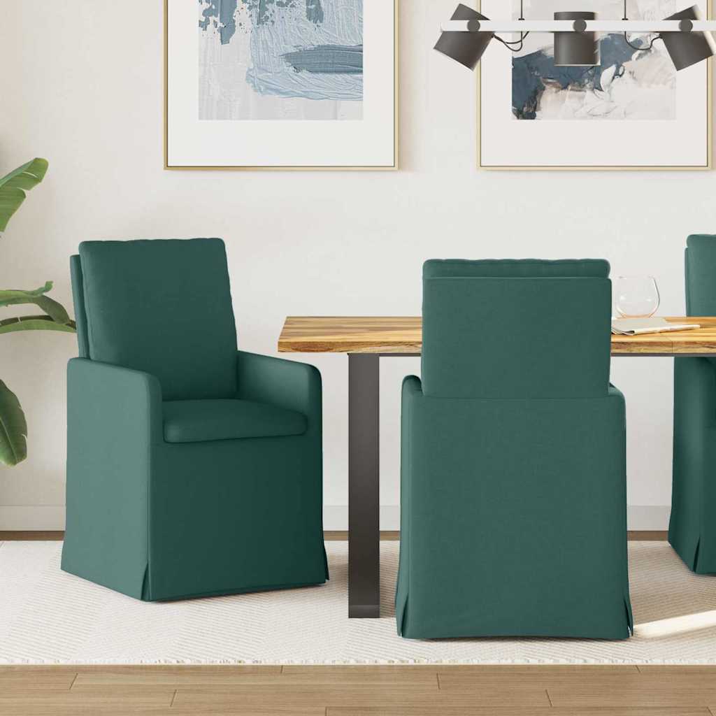 Jídelní Židle 2 Ks Textil 57 X 67 X 98 Cm